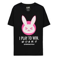 Difuzed Overwatch T-Shirt D.VA Play's to Win! Size S