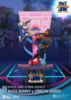 Beast Kingdom Toys Space Jam: A New Legacy D-Stage PVC Diorama Bugs Bunny & Lebron James Standard Version 15 cm