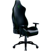 Razer Iskur X Ergonomic Gaming Chair - Multi-layered Synthetic Leather - High Density Foam Cushions - 2D Armrests - Black/Green - Standard