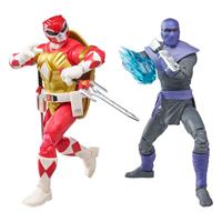 Hasbro Power Rangers x TMNT Lightning Collection Action Figures 2022 Foot Soldier Tommy & Morphed Raphael
