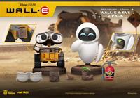Beast Kingdom Toys Wall-E Mini Egg Attack Figures 2-Pack Wall-E Series Wall-E & Eve 8 cm