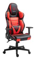 TRISENS TS-BS5961 Schwarz/Rot Gaming Stuhl Chair Racing Chefsessel Sportsitz 2D-Armlehne