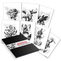 FaNaTtik Dungeons & Dragons Lithograph 7-Set 36 x 28 cm