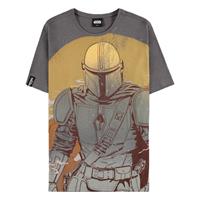 Difuzed Star Wars: The Mandalorian T-Shirt Sunset Size L