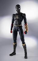 Bandai Tamashii Nations Spider-Man: No Way Home S.H. Figuarts Action Figure Spider-Man Black & Gold Suit (Special Set) 15 cm