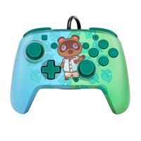 PDP Faceoff Deluxe+ Audio Wired Controller - Animal Crossing Tom Nook - Gamepad - Nintendo Switch