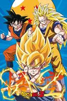 GBeye Dragon Ball Z 3 Gokus Poster 61x91,5cm