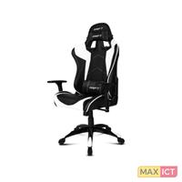DRIFT DR300BW - Professional Gaming Chair, (Hochwertiges Kunstleder, ergonomisch), Schwarz / Weiß