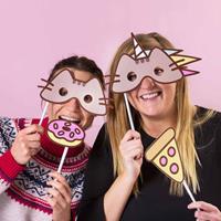 Thumbs Up Pusheen Party Photo Booth Kit