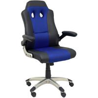piquerasycrespo Gaming-Stuhl Talave schwarz und blau aus Kunstleder