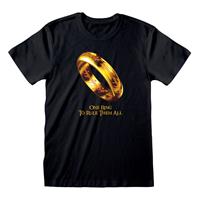 Heroes Inc The Lord of the Rings T-Shirt One Ring To Rule Them All Size S