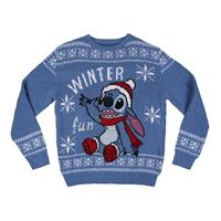 Cerdá Lilo & Stitch Knitted Christmas Sweater Stitch Size XL