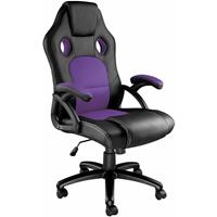 Tectake - Bürostuhl Tyson - Gaming Sessel, Zockersessel, Computerstuhl - schwarz/lila