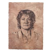 Weta Workshop The Hobbit Art Print Portrait of Bilbo Baggins 21 x 28 cm
