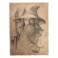 Weta Workshop The Hobbit Art Print Portrait of Gandalf the Grey 21 x 28 cm