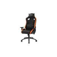 MARS GAMING MGCXNEOBO, Premium Gaming Chair AIR, PU, abnehmbare Kissen, Orange - 