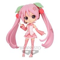 Banpresto Hatsune Miku Q Posket Mini Figure Sakura Miku Ver. B 14 cm