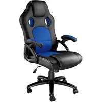 Tectake - Bürostuhl Tyson - Gaming Sessel, Zockersessel, Computerstuhl - schwarz/blau