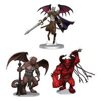 wizkids Dungeons & Dragons: Icons of the Realms - Archdevils Hutijin Moloch Titivilus Miniature Set