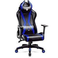X-Horn 2.0 Gaming Stuhl Computerstuhl ergonomischer Bürostuhl Gamer Chair Schreibtischstuhl Schwarz-Blau: Normal Size - Diablo