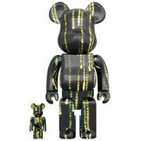 Medicom BE@RBRICK The Matrix Resurrections 100% and 400%, Black