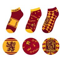 Cinereplicas Harry Potter Ankle Socks 3-Pack Gryffindor
