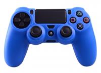 Geeek Silicone Beschermhoes voor PS4 Controller Cover Skin Blauw