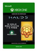 Microsoft Halo 5: Guardians: 10 Gold REQ Packs + 3 Free