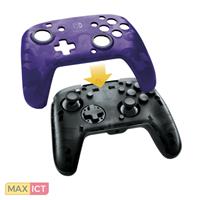 PDP Face off Deluxe Switch Controller and Audio (Camo Purple) for Nintendo Switch