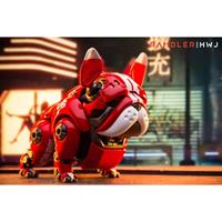 HWJ Rambler Mecha-Bulldog Action Figure (Red)