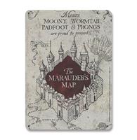 Logoshirt Harry Potter Tin Sign Marauders Map 15 x 21 cm