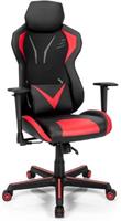 COSTWAY Computerstuhl Gaming Stuhl mit Lendenkissen rot