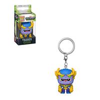 FUNKO Pocket Pop! Keychain: Marvel Mech Strike Monster Hunters - Thanos