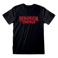 Stranger Things - Logo Black (Unisex) Medium