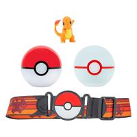 Jazwares Pokémon - Clip'n'Go Poké Gürtel Set - Pokeball, Premierball & Glumanda #1