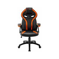 MARS GAMING Gamer Stuhl mgc118bo schwarze Farbe mit orangefarbenen Akzenten verstellbaren Sitz hohe QualitÃt pu Abdeckung unterstÃ¼tzt 120kg