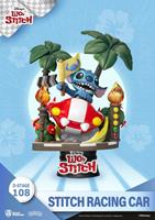 Beast Kingdom Toys Lilo & Stitch D-Stage PVC Diorama Stitch Racing Car Closed Box Version 15 cm