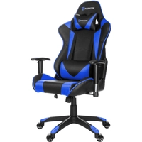 PKline Knight Paracon Gaming Gamer Stuhl Nackenkissen Lendenstütze blau Büro Sessel