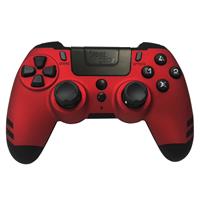 Steelplay MetalTech Wireless Controller - Ruby Red, (Playstation 4). PS4