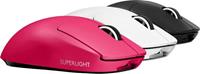 910-005956 Logitech G PRO X SUPERLIGHT Wireless Gaming Mouse - Right-hand - Optical - RF Wireless - 25600 DPI - 1 ms - Magenta
