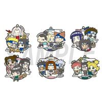 Megahouse Naruto Rubber Charms 6 cm Assortment Three-man Cell! (6)