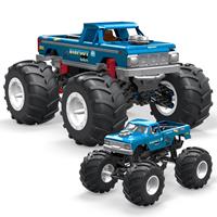 Mattel Hot Wheels Monster Trucks Mega Construx Construction Set Bigfoot Monster Truck