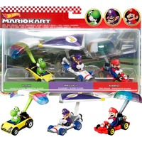 Hot Wheels Mario Kart Glider 3er-Pack, Spielfahrzeug