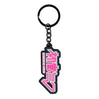 Difuzed Hatsune Miku Rubber Keychain Logo