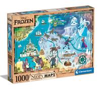 Clementoni Disney Story Maps Jigsaw Puzzle Frozen (1000 pieces)