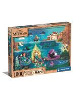 Clementoni Disney Story Maps Jigsaw Puzzle The Little Mermaid (1000 pieces)
