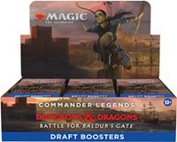 Wizards of The Coast Magic: The Gathering - Commander Legends: Battle for Baldur''s Gate Draft-Booster Display englisch, Sammelkarten