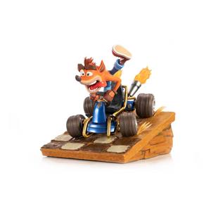 first4figures First 4 Figures - Crash Team Racing Nitro-Fueled Resin Painted Statue: Crash in Kart (Standard Edition) - Figur