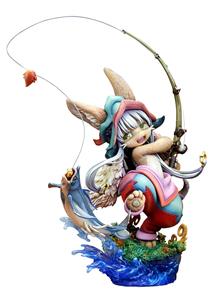 Ques Q Made in Abyss PVC Statue 1/8 Nanachi Gankimasu Fishing 23 cm