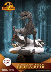 Beast Kingdom Toys Jurassic World: Dominion D-Stage PVC Diorama Blue & Beta 13 cm